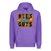 Purple Pies Before Guys Premium Hoodie - FaDigitalArtStudio