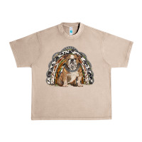 French Oak english bulldog rainbow Urban Heavy Tee - BarkalooDesign