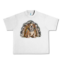 Lunar Rock english bulldog rainbow Urban Heavy Tee - BarkalooDesign