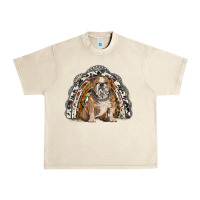 Sandshell english bulldog rainbow Urban Heavy Tee - BarkalooDesign