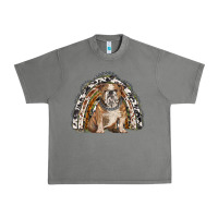 Tornado english bulldog rainbow Urban Heavy Tee - BarkalooDesign
