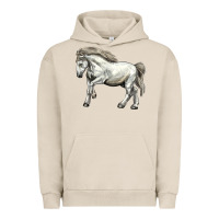 Pigment French Oak percheron horse Urban Hoodie - LillyAllenDesigns