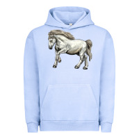 Pigment Grape Ice percheron horse Urban Hoodie - LillyAllenDesigns