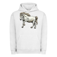 Pigment Lunar Rock percheron horse Urban Hoodie - LillyAllenDesigns