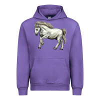 Tulip percheron horse Urban Hoodie - LillyAllenDesigns
