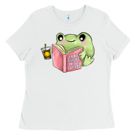 White dont bug me or ı will eat you Ladies Tee - MaliasSmallBusiness