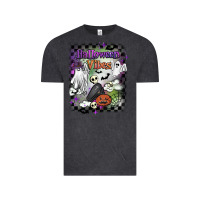 Vintage Black halloween vibes Vintage Tee - BarkalooDesign