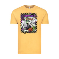 Vintage Mustard halloween vibes Vintage Tee - BarkalooDesign