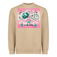 Mushroom #vettechlife Heavyweight Sweatshirt - TumblerDesignByShophia