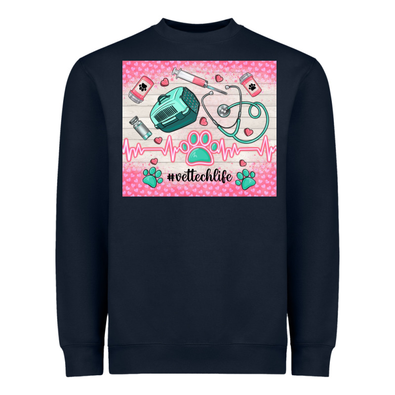 #vettechlife Heavyweight Sweatshirt by TumblerDesignByShophia | Teevron