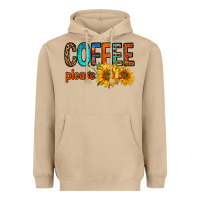 Mushroom coffee please western doodle letters Heavyweight Hoodie - FaDigitalArtStudio