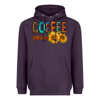 Plum coffee please western doodle letters Heavyweight Hoodie - FaDigitalArtStudio
