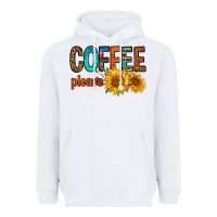 White coffee please western doodle letters Heavyweight Hoodie - FaDigitalArtStudio