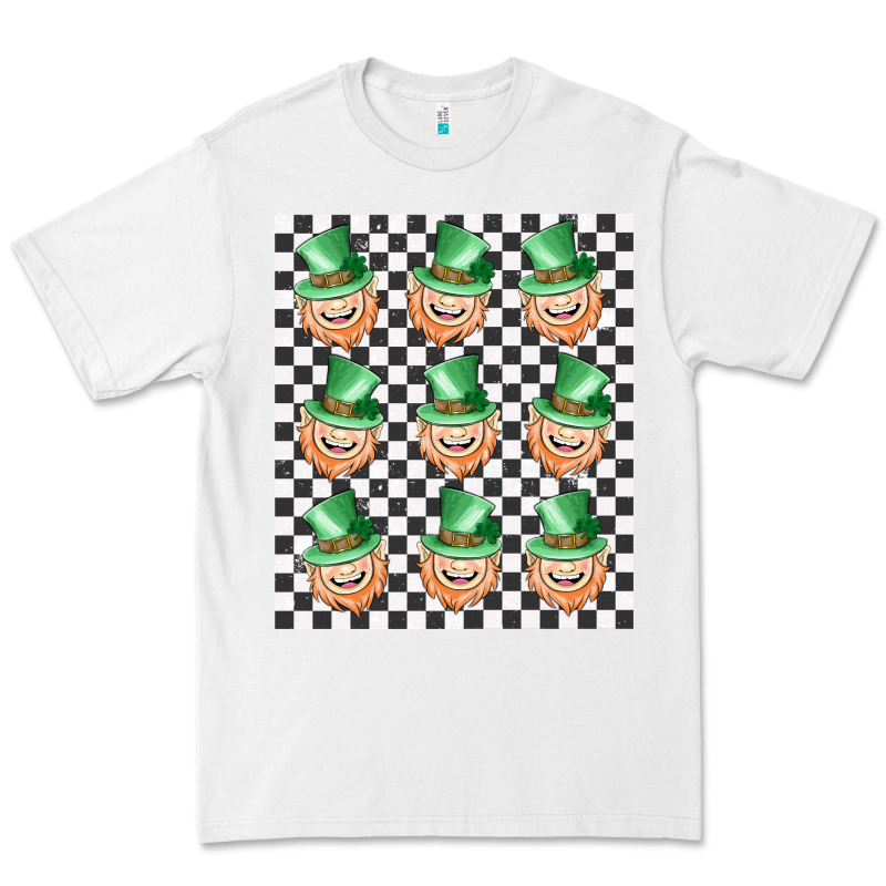 Boujee Checker Board Leprechaun Premium Tee by MaliasSmallBusiness | Teevron