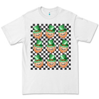 White boujee checker board leprechaun Premium Tee - MaliasSmallBusiness