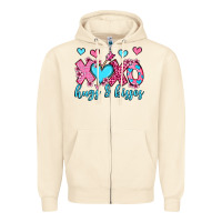 Xoxo Hugs And Kisses Olivia Zipper Hoodie | Teevron