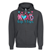 Smoke xoxo hugs and kisses olivia Zipper Hoodie - OliviaCreatesArt