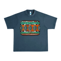 Midnight Navy turquoise western background Urban Heavy Tee - Jasminsmagicworld