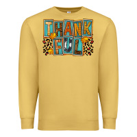 Antique Gold thankful Premium Sweatshirt - FaDigitalArtStudio