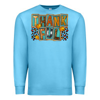 Ocean Blue thankful Premium Sweatshirt - FaDigitalArtStudio