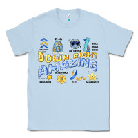 Dusty Blue down right amazing Classic Tee - Artiststas