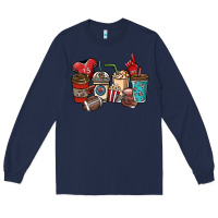Navy Football coffee cups Long Sleeve Tee - NancyCooperArtShop