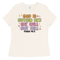 Bone god is within her she will not fall Ladies Tee - MaliasSmallBusiness