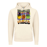 Vintage Artic halloween vibes smiley face Vintage Hoodie - BarkalooDesign