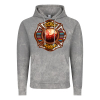 Cloud Rock Western Firefighter Symbol Vintage Hoodie - RanaPortraitStore
