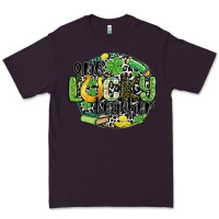 Plum one lucky teacher Premium Tee - MaliasSmallBusiness