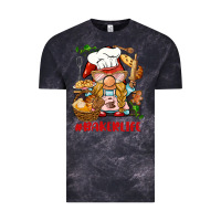Cloud Black baker life gnome Vintage Tee - BarkalooDesign