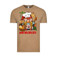 Vintage Coffee baker life gnome Vintage Tee - BarkalooDesign