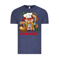Vintage Denim baker life gnome Vintage Tee - BarkalooDesign