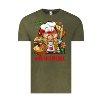 Vintage Olive baker life gnome Vintage Tee - BarkalooDesign