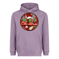 Lavender Merry christmas Heavyweight Hoodie - FaDigitalArtStudio