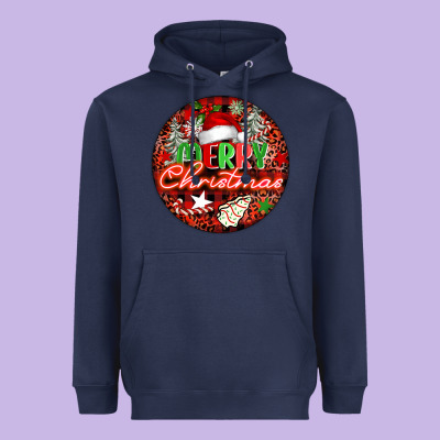 Merry Christmas Heavyweight Hoodie Designed By Fadigitalartstudio