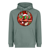 Sage Merry christmas Heavyweight Hoodie - FaDigitalArtStudio