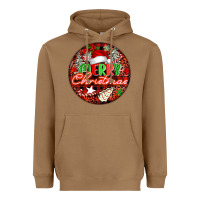Toasted Coconut Merry christmas Heavyweight Hoodie - FaDigitalArtStudio