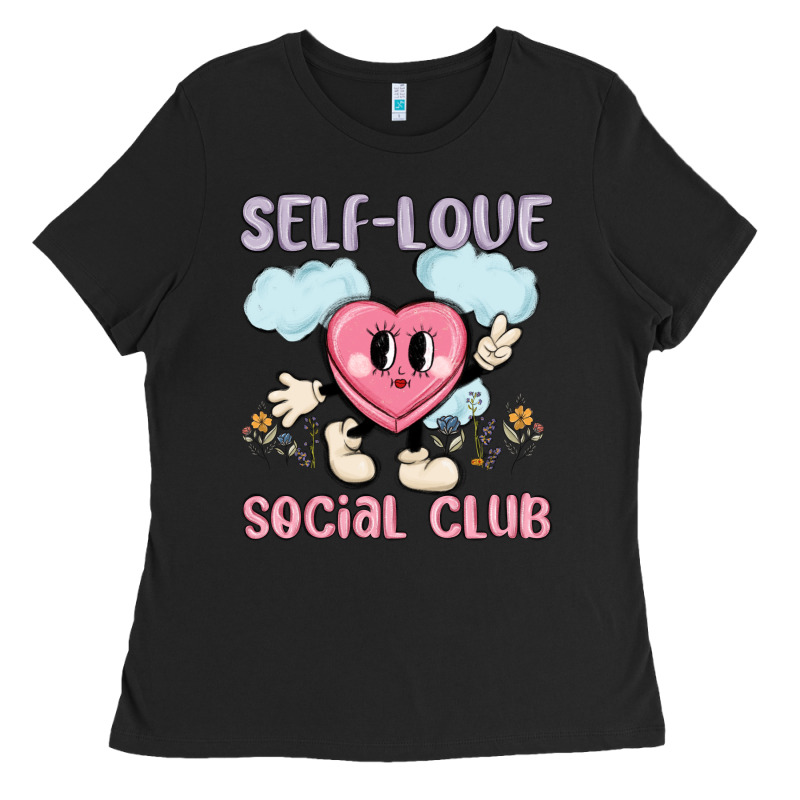 Self Love Social Club Ladies Tee by MaliasSmallBusiness | Teevron
