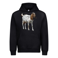 Black Boer Goat Urban Hoodie - LillyAllenDesigns