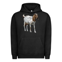 Pigment Black Boer Goat Urban Hoodie - LillyAllenDesigns