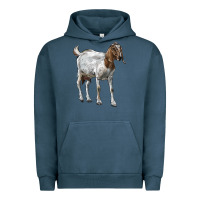 Pigment Midnight Navy Boer Goat Urban Hoodie - LillyAllenDesigns