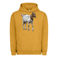 Pigment Peanut Butter Boer Goat Urban Hoodie - LillyAllenDesigns