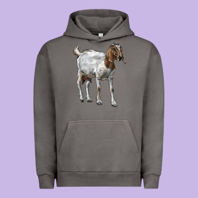 Boer Goat Urban Hoodie Designed By Lillyallendesigns