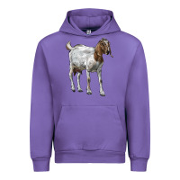 Tulip Boer Goat Urban Hoodie - LillyAllenDesigns