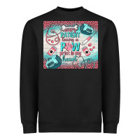 Black every patient leaves a paw print in my heart Heavyweight Sweatshirt - TumblerDesignByShophia