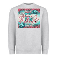 Heather Grey every patient leaves a paw print in my heart Heavyweight Sweatshirt - TumblerDesignByShophia