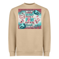 Mushroom every patient leaves a paw print in my heart Heavyweight Sweatshirt - TumblerDesignByShophia