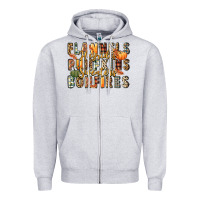Heather Grey flannels hayrides pumpkins  bonfires Zipper Hoodie - FaDigitalArtStudio
