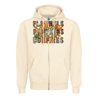 Sandshell flannels hayrides pumpkins  bonfires Zipper Hoodie - FaDigitalArtStudio